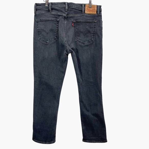 Levi's Men's 511 Slim Fit Stretch Dark Gray Jeans 38x30 Classic Skater - Picture 2 of 9